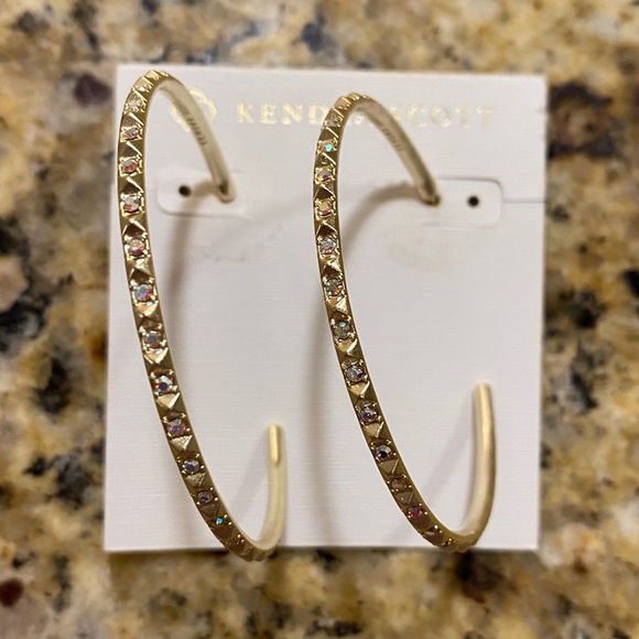 Kendra Scott Jewelry - Kendra Scott Val Gold Hoop Earrings